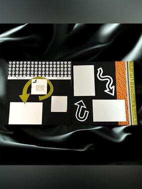 Handmade Halloween Scrapbook Pages